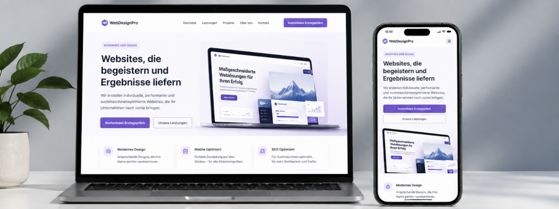 Responsive Webdesign Regensburg - Websites auf PC,Laptop, Tablet und Smartphone einwandfrei dargestellt